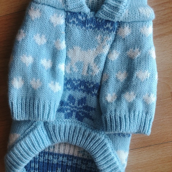 NWOT Puppy/Kitten Small Dogs Hooded Sweater🐶🐱❄️ - Picture 6 of 8